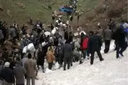اتفاقی عجیب/ برف تابستانی در کلاردشت
