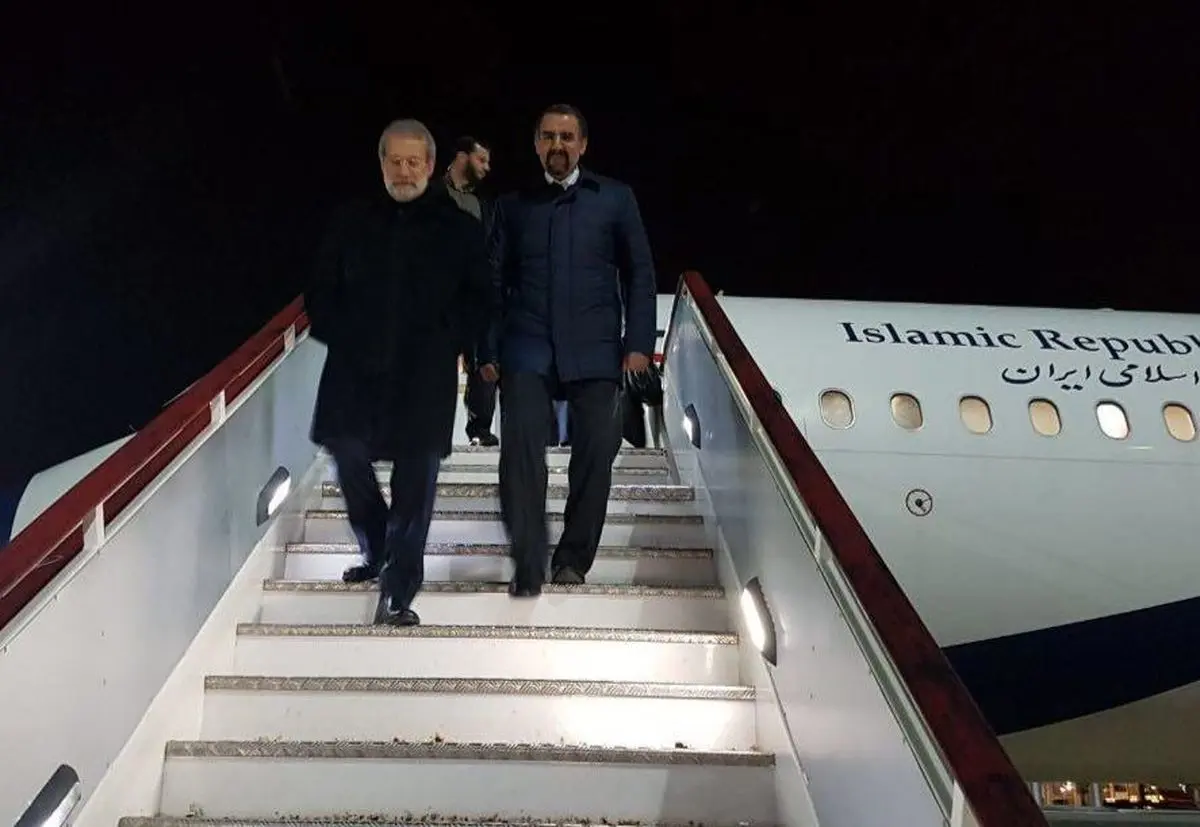 لاریجانی وارد سن پترزبورگ شد