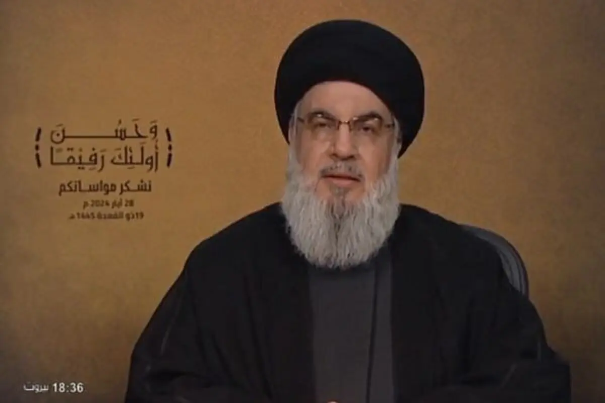 هشدار سید حسن نصرالله 