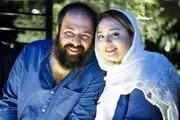 شیطنت جالب آقای بازیگر در کنار همسر بازیگرش/عکس