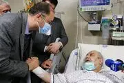 عیادت از محمد کاسبی بازیگر پیشکسوت سینما و تلویزیون +تصاویر