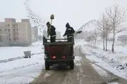 خدمت‌رسانی ۱۰ هزار نیروی خدمات شهری در روز برفی تهران
