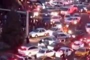  گزارشی از تجمع اعتراضی امشب در تهران +فیلم