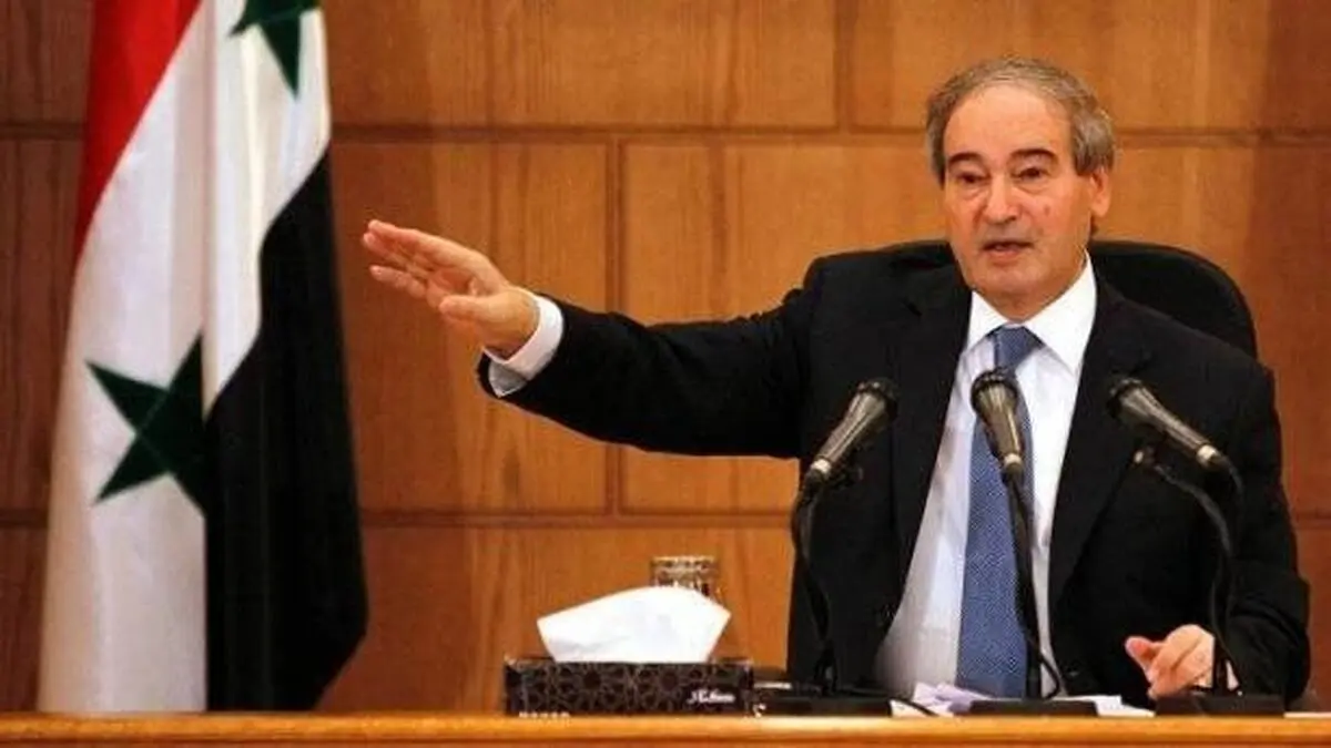 فیصل مقداد: از تهدیدها نمی‌ترسیم