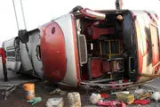 آمار کشته شدگان سانحه اتوبوس به ۱۱ تن رسید