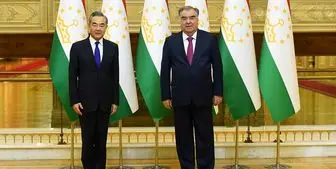دیدار رئیس جمهور تاجیکستان با وزیر امور خارجه چین