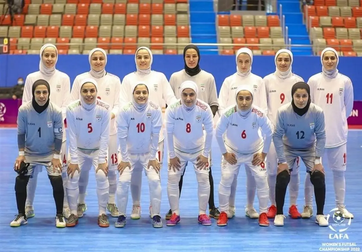 تساوی زنان فوتسال ایران در جام ملت‌های آسیا
