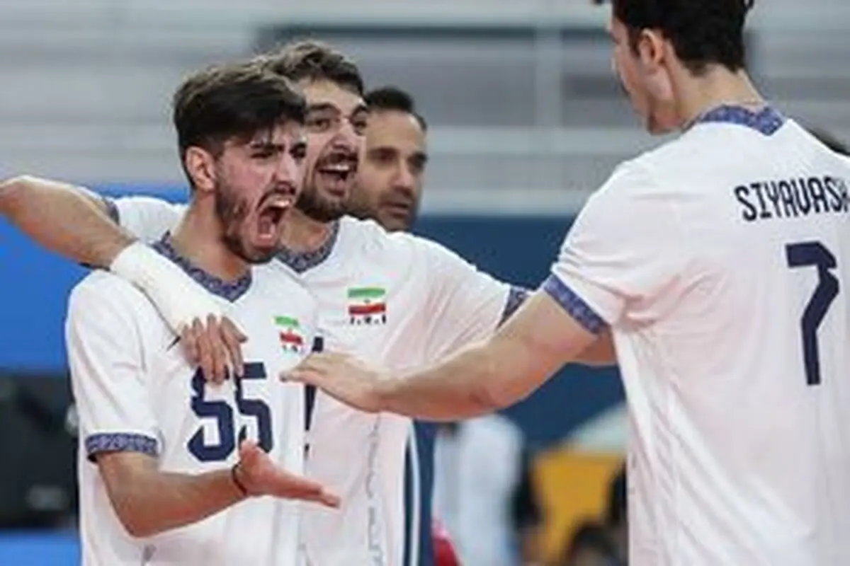 قهرمانی والیبال ایران در بازی‌های آسیایی جوانان 
