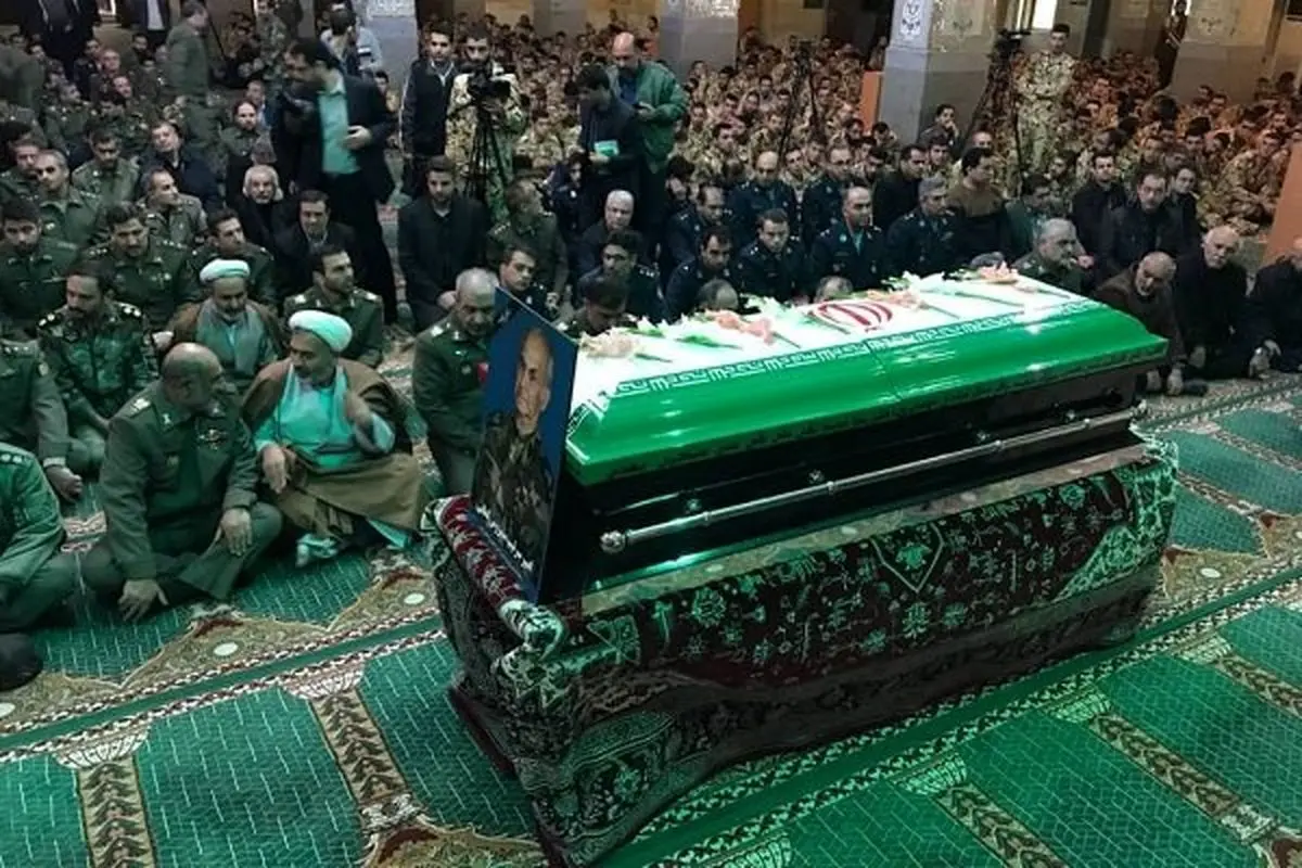 پیکر امیر ارتش تشییع شد