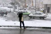  صف طولانی شهروندان تهرانی در روز برفی/ عکس