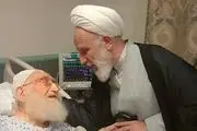 عیادت رئیس دفتر رهبر انقلاب در قم از آیت‌الله نوری همدانی