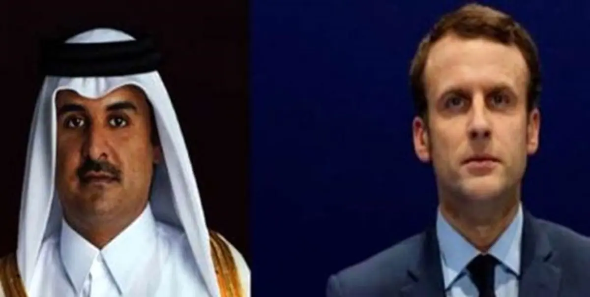 گفتوگوی تلفنی امیر قطر و ماکرون درباره لیبی