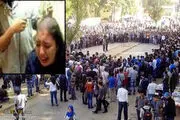 تراشیدن موی سر یک دختر به دست دانشجویان مغربی!