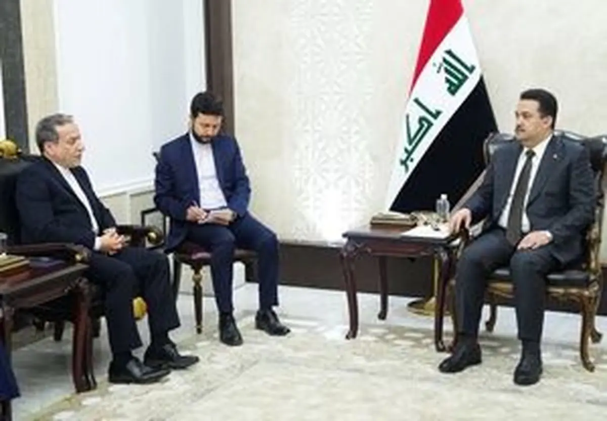 فیلم دیدار عراقچی با نخستوزیر عراق