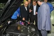 بازدید رییس سازمان گسترش از ایران خودرو