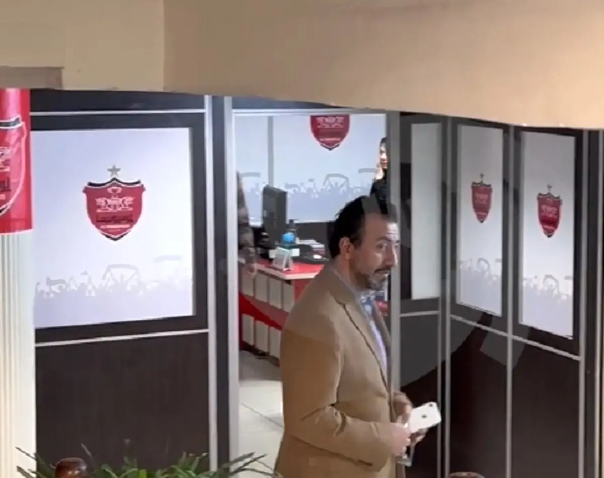 حضور مدیر برنامههای میلاد فخر الدینی در باشگاه پرسپولیس