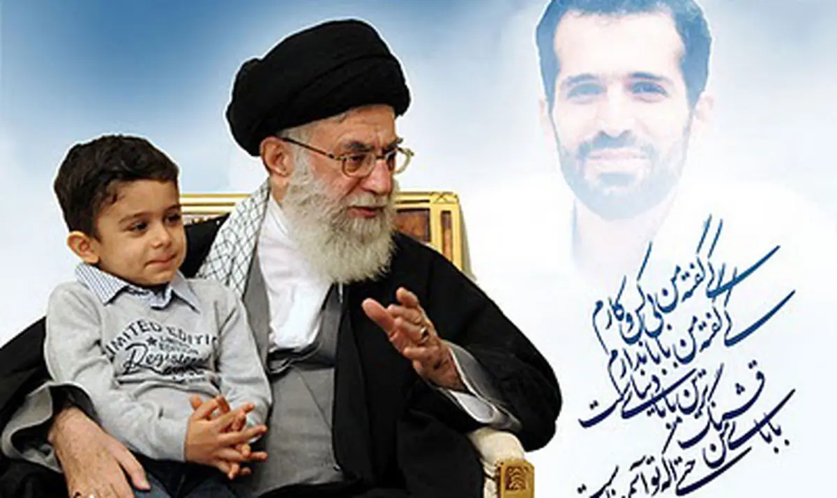 علیرضا فرزند شهید مصطفی احمدی روشن
