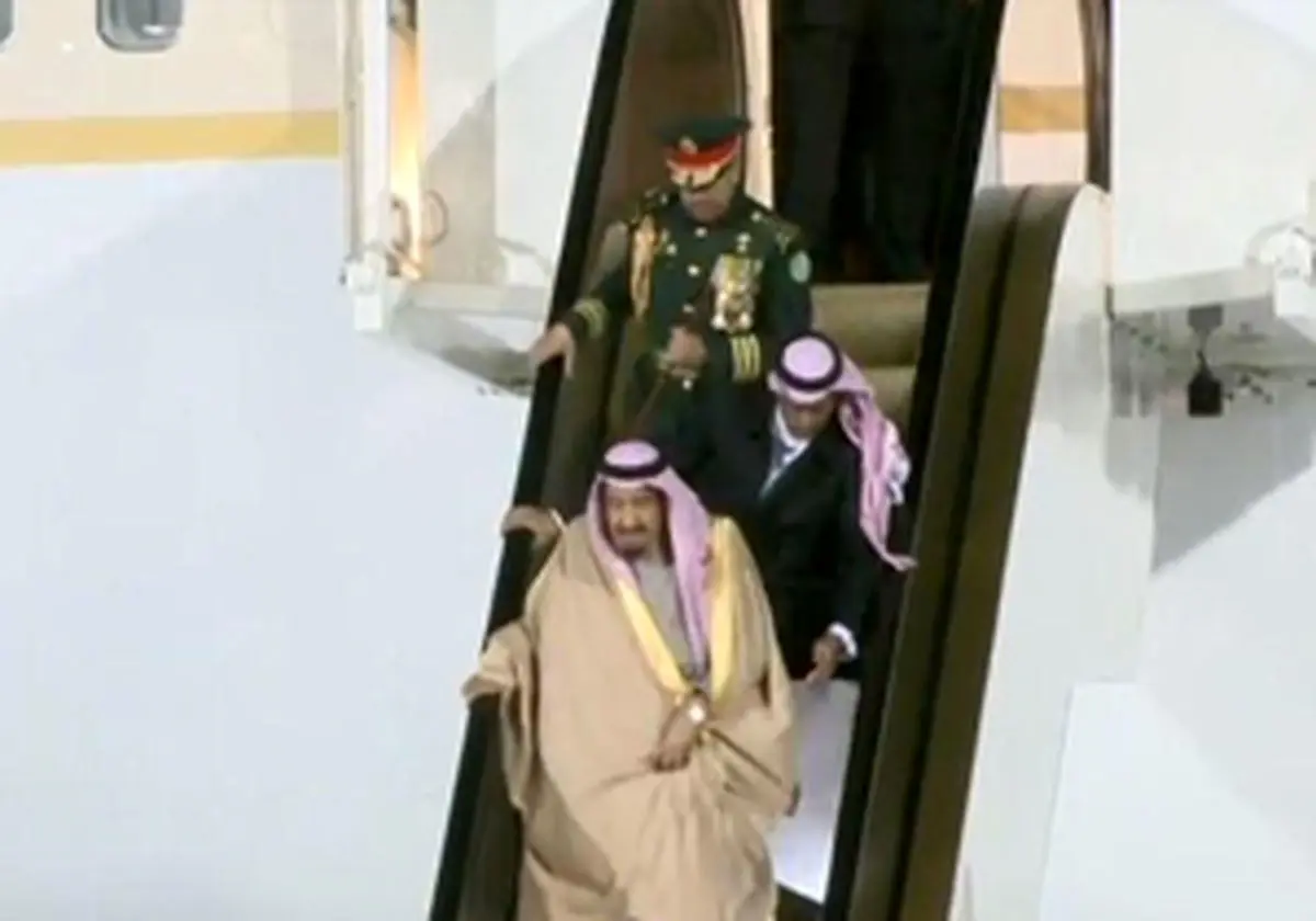 ملک سلمان وارد مسکو شد