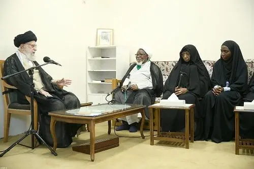دیدار شیخ ابراهیم زکزاکی با رهبر معظم انقلاب اسلامی/گزارش تصویری