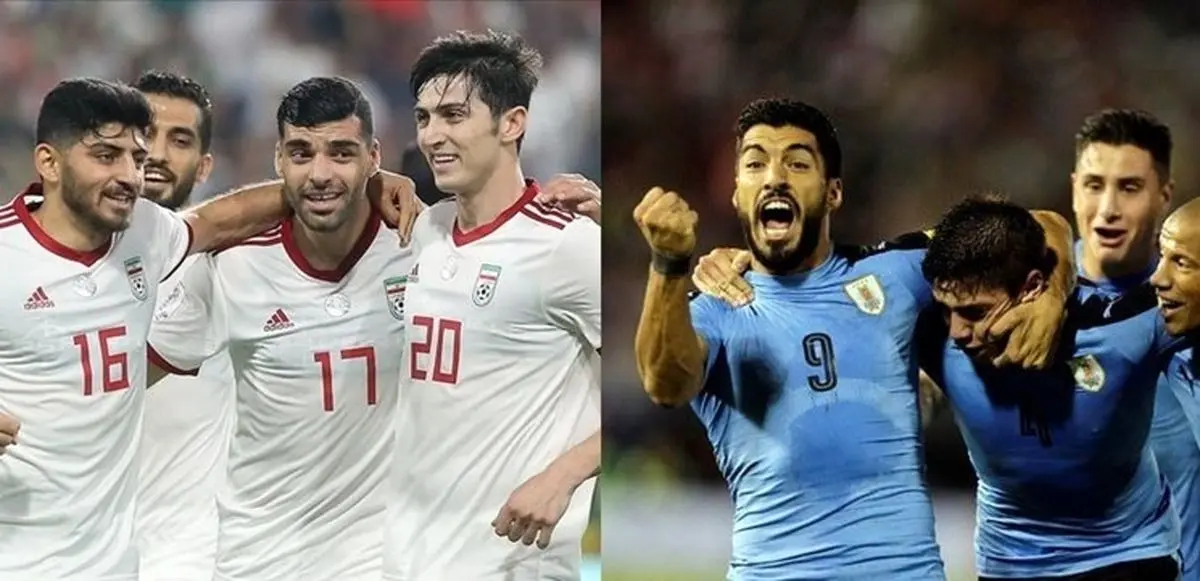 اروگوئه و ایران با ترکیب جام جهانی در دیدار دوستانه شرکت میکنند
