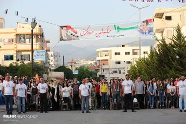 جشن پیروزی بشار اسد