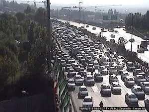 آخرین وضعیت ترافیکی معابر منتهی به مصلی تهران