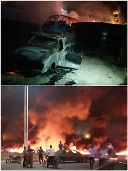 تصادف مرگبار تانکر سوخت با اتوبوس در سنندج