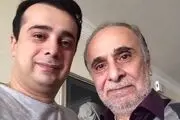 تبریک تولد ویژه سپند امیرسلیمانی به پدرش/عکس
