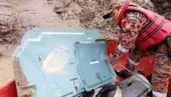 بقایای بالگرد ساقط شده مقامات مالزی پیدا شد