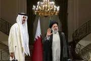 نشست مطبوعاتی رئیس جمهور با امیر قطر / گزارش تصویری