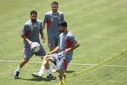 کُری‌خوانی پرسپولیسی ها در تمرین