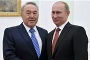 پوتین و نظربایف دیدار کردند