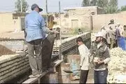 راز حضور خانواده‌های جهادی برای شستن غبار محرومیت از چهره «حساسنه» هویزه+تصاویر