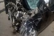 ۸ کشته و زخمی در تصادف دو خودروی سواری در محور روانسر به کرمانشاه+ تصویر