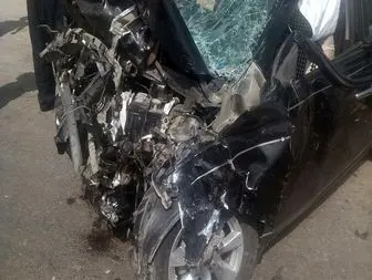 ۸ کشته و زخمی در تصادف دو خودروی سواری در محور روانسر به کرمانشاه+ تصویر