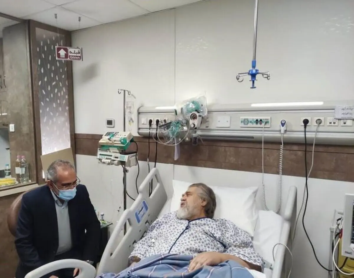 عیادت معاون پارلمانی رییس جمهور از نادر طالب‌زاده