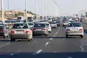 ترافیک در آزادراه کرج-قزوین سنگین است