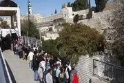 اقدام بی‌شرمانه صهیونیستها اطراف مسجد الاقصی