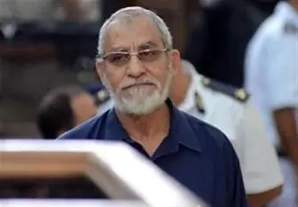 رهبر اخوان‌المسلمین مصر به حبس ابد محکوم شد