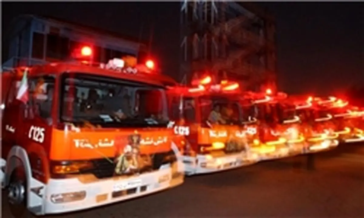 آتشسوزی در یک ساختمان چهارطبقه در شهرک خاوران