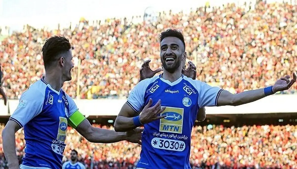گلزنترین بازیکن حال حاضر استقلال به پرسپولیس