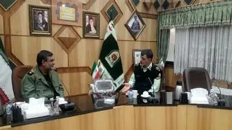 دیدار فرمانده نیروی دریایی سپاه با سردار رادان