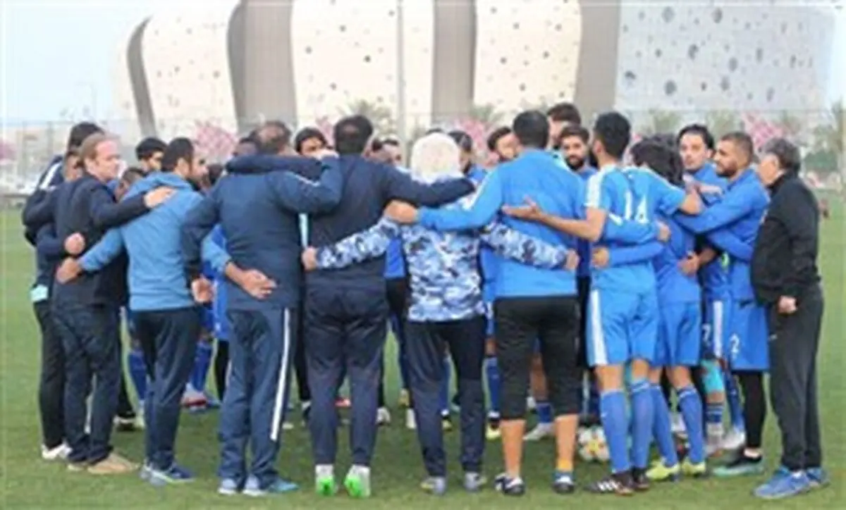 زمان و مکان تمرین فردای استقلال 