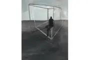 نقاشی یک هنرمند ایرانی در موزه کره جنوبی 
