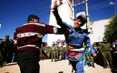 فستیوال کتک کاری در بولیوی