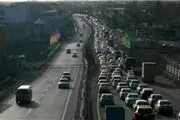 جاده هراز به سمت تهران یک طرفه شد