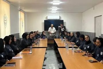 حضور رییس فدراسیون در دوره مربیگری فوتبال بانوان در البرز/ گزارش تصویری