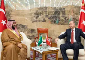 دیدار محمد بن سلمان با اردوغان در حاشیه نشست گروه 20 