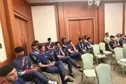 جلسه ویژه امیدهای ایران قبل از اولین نبرد در ناگویا