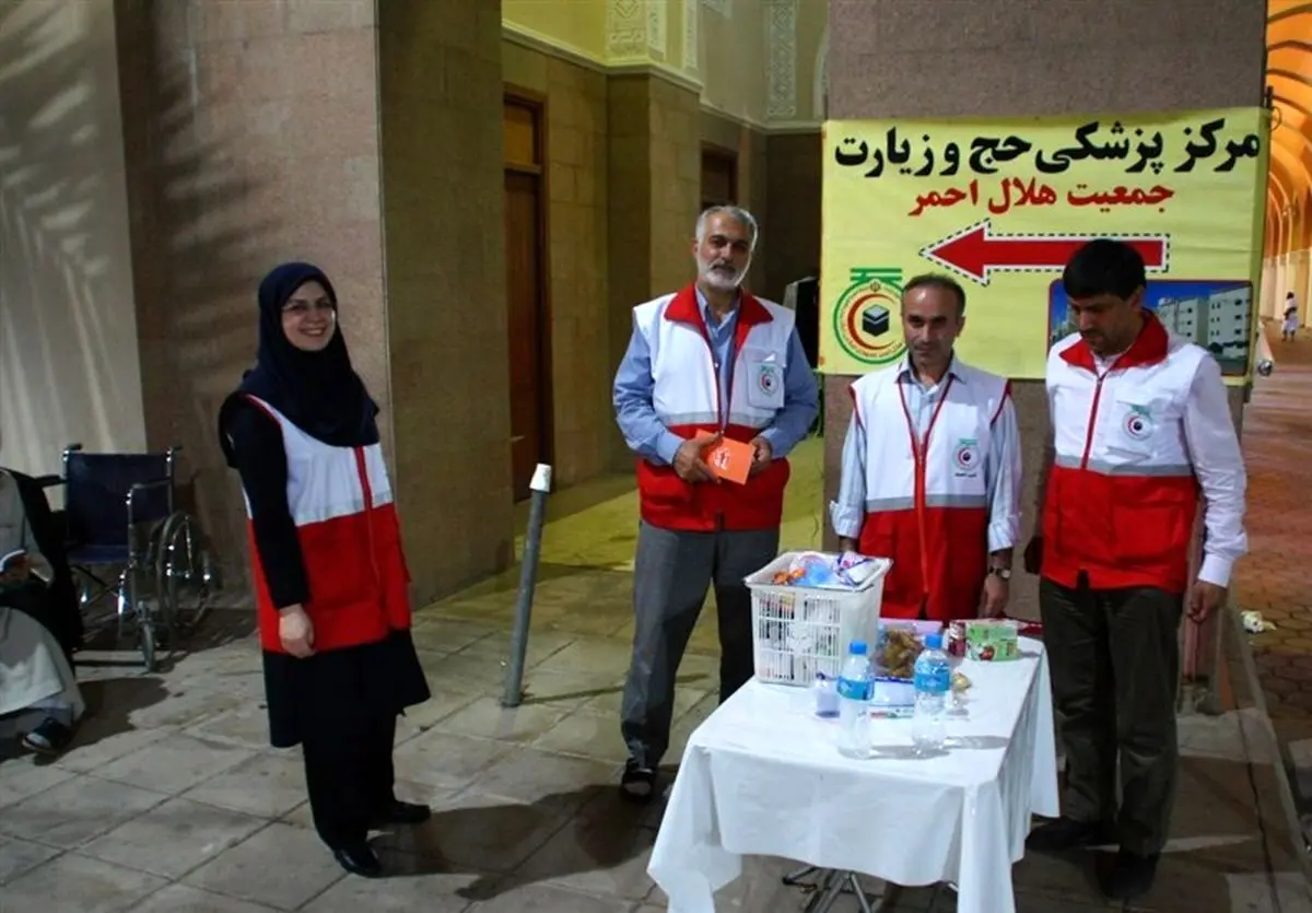 ارائه خدمات پزشکی سرپایی به زائران در پایگاه سیار شجره